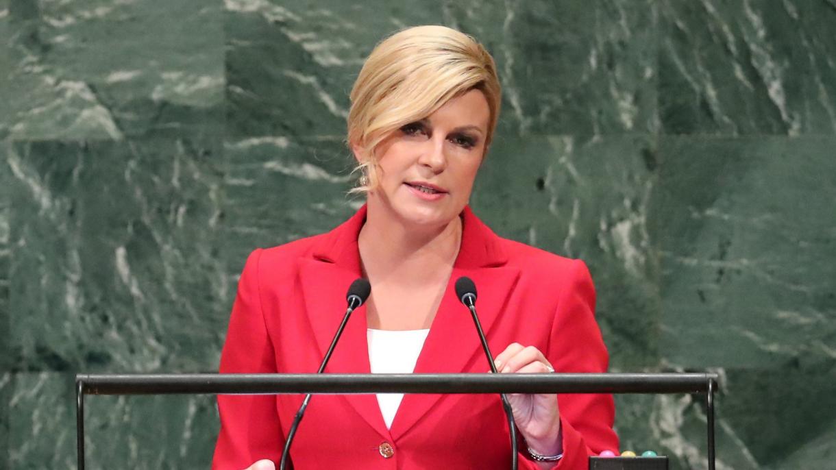 Presidenta croata Kitarovic efectuará una visita oficial ante la invitación del presidente Erdogan