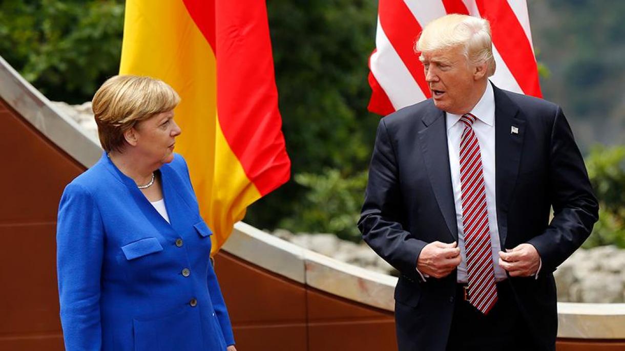 德国总理默克尔抨击总统特朗普的政策
