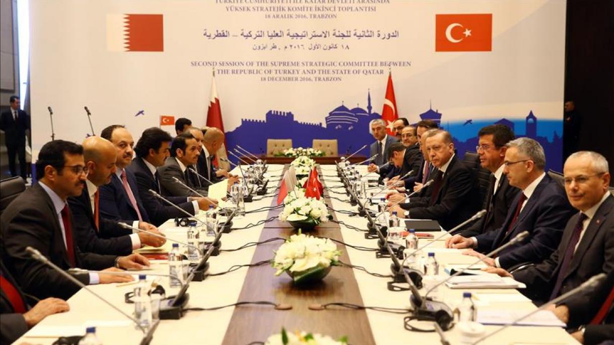 برگزاری نشست شواری عالی راهبردی ترکیه و قطر
