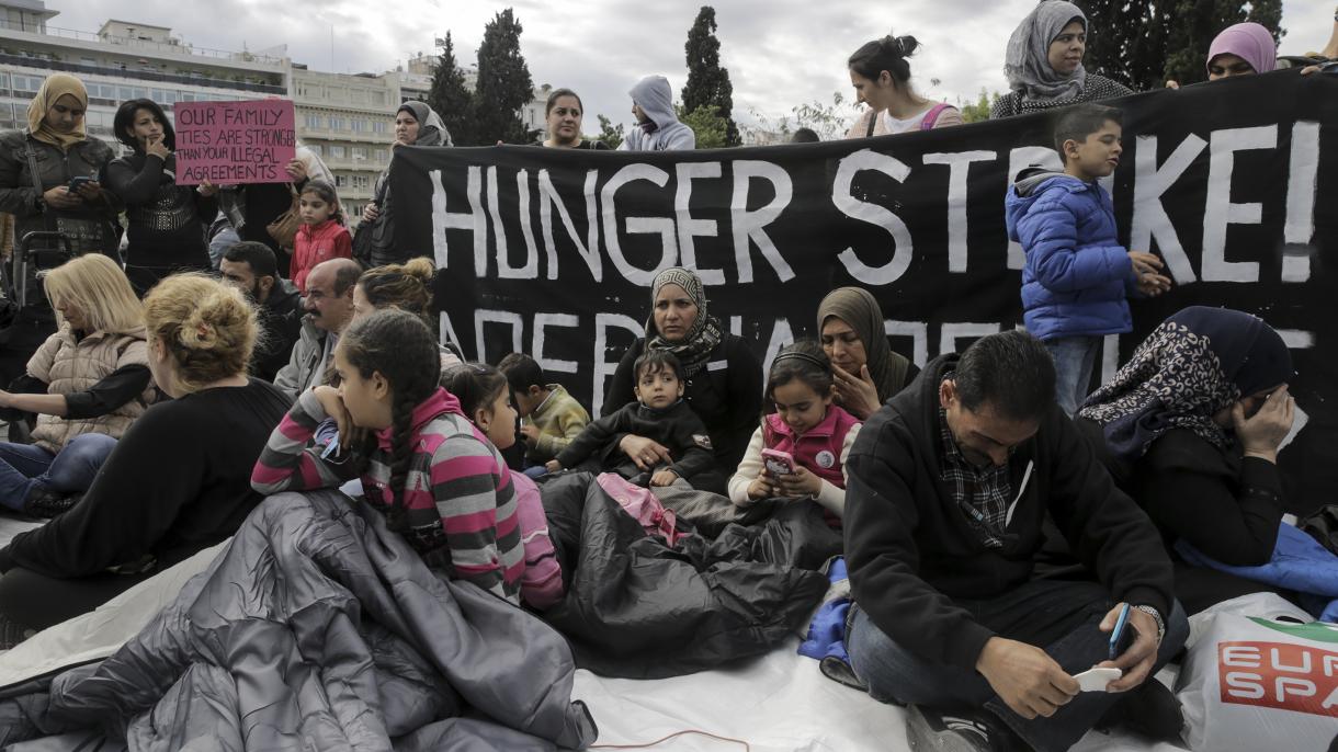 Πορεία προσφύγων προς την Γερμανική πρεσβεία στην Αθήνα