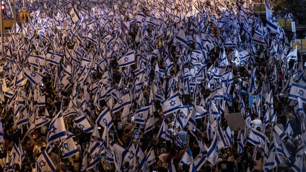 ادامه تظاهرات و اعتراضات در اسرائیل