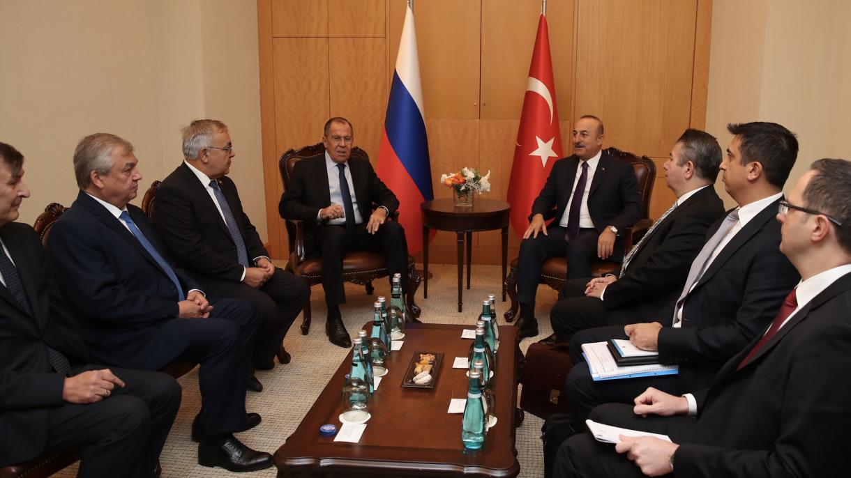 وزرای خارجه ترکیه و روسیه در استانبول دیدار کردند