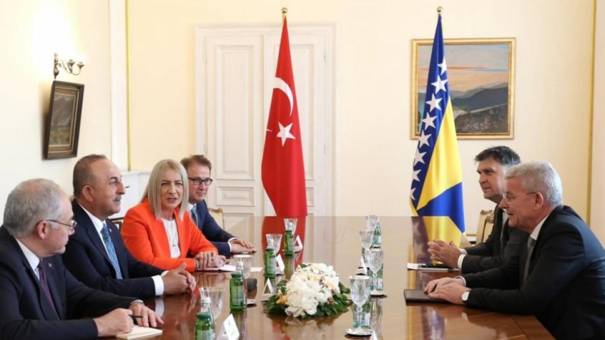 Türkiyə xarici işlər nazirinin Bosniya Herseqovina görüşləri