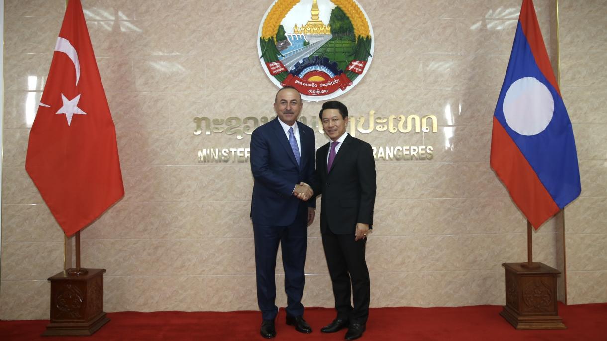 Cavusoglu sottolinea l'importanza della rappresentanza diplomatica della Turchia in Laos