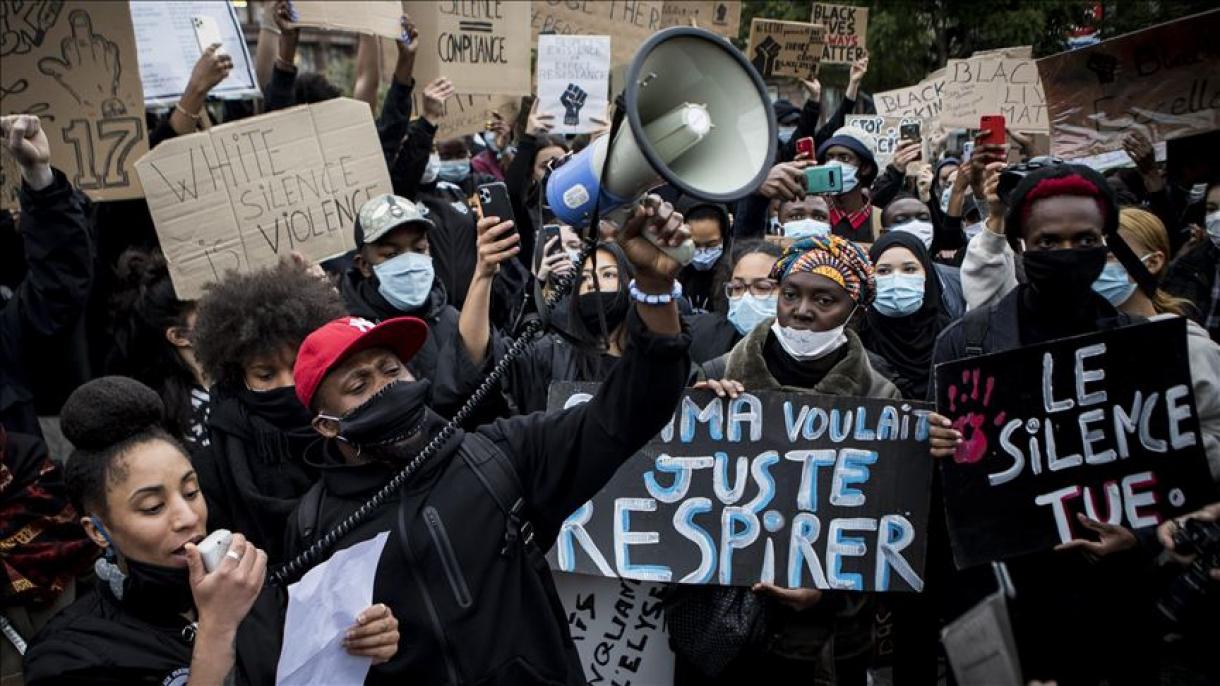 France : Manifestations à Strasbourg pour condamner le meurtre de George Floyd