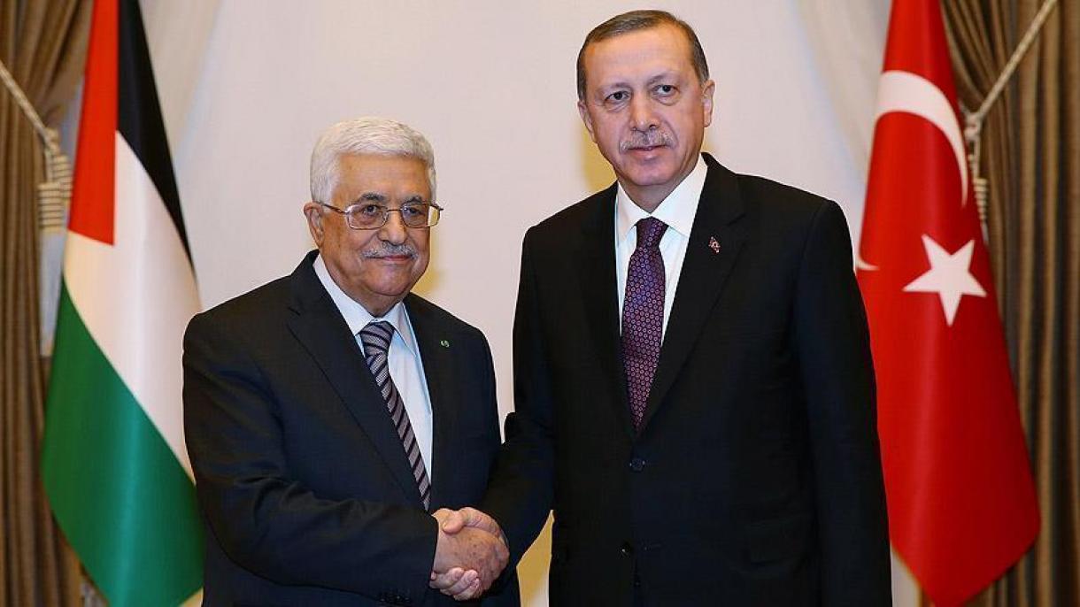 Conversan por teléfono el presidente Erdogan y su par palestino Mahmoud Abás
