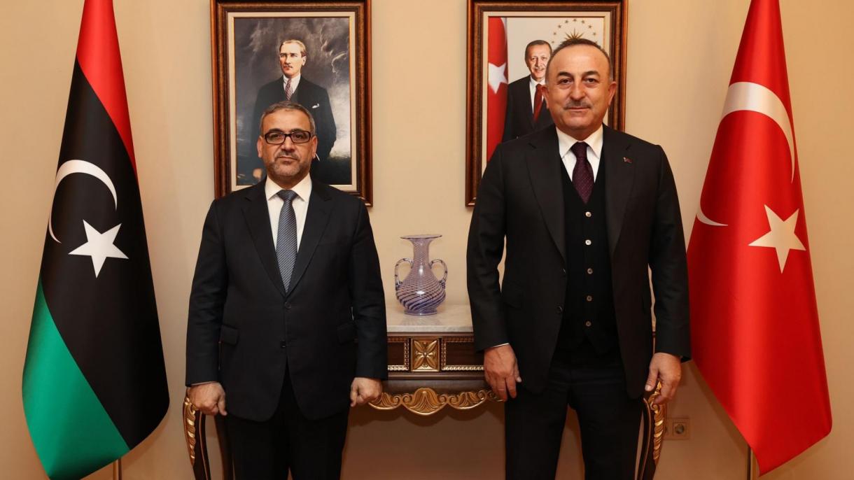 土耳其外长与利比亚国家最高委员会主席会面