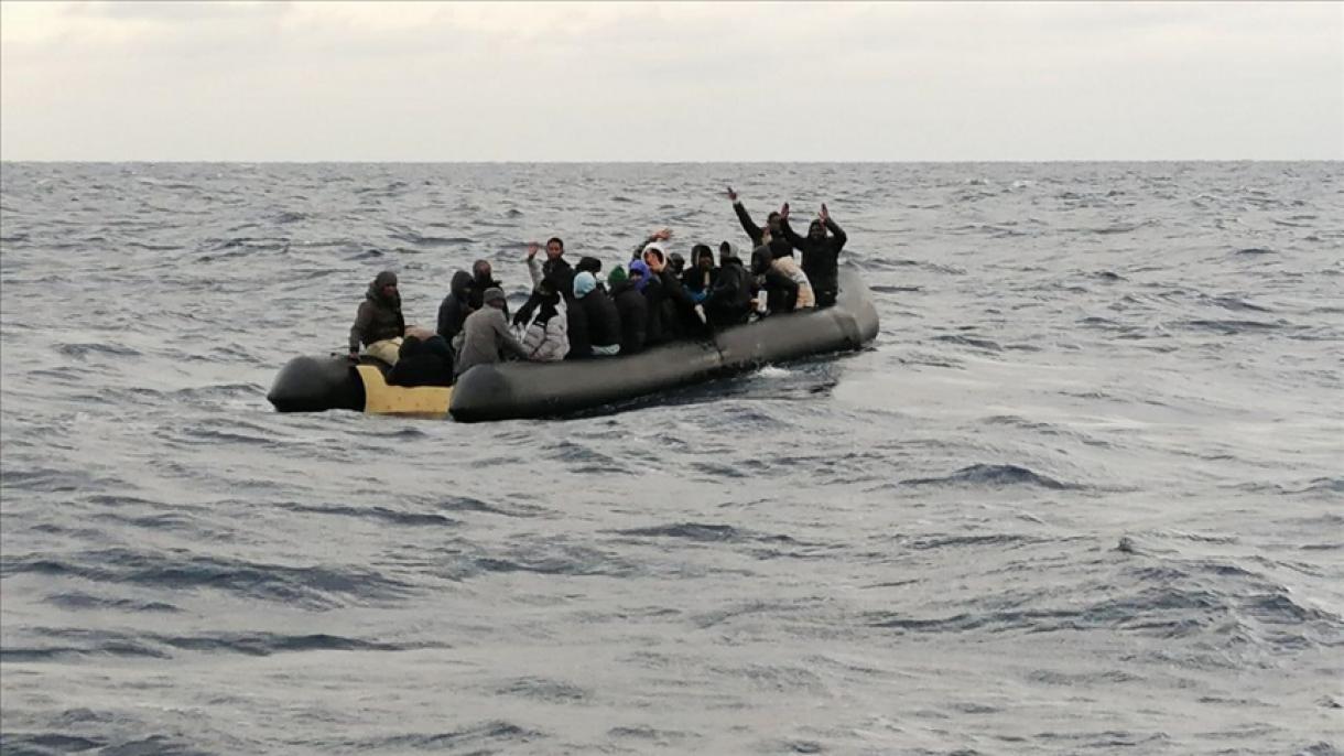 نجات 8 مهاجر غیرقانونی توسط گارد ساحلی ترکیه