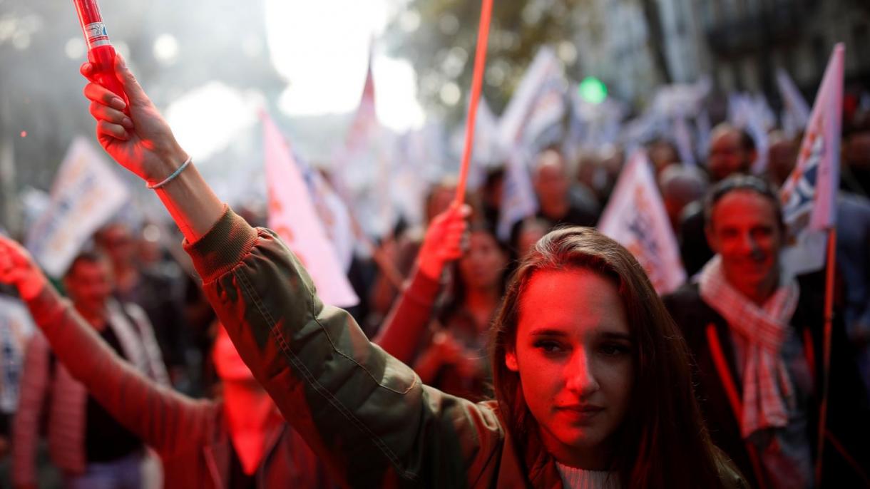 France : nouvelle manifestation contre la réforme des retraites à Paris