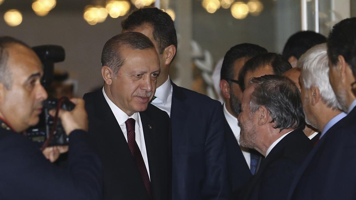 Prezident Rajap Tayyip Erdog'an Qatarda