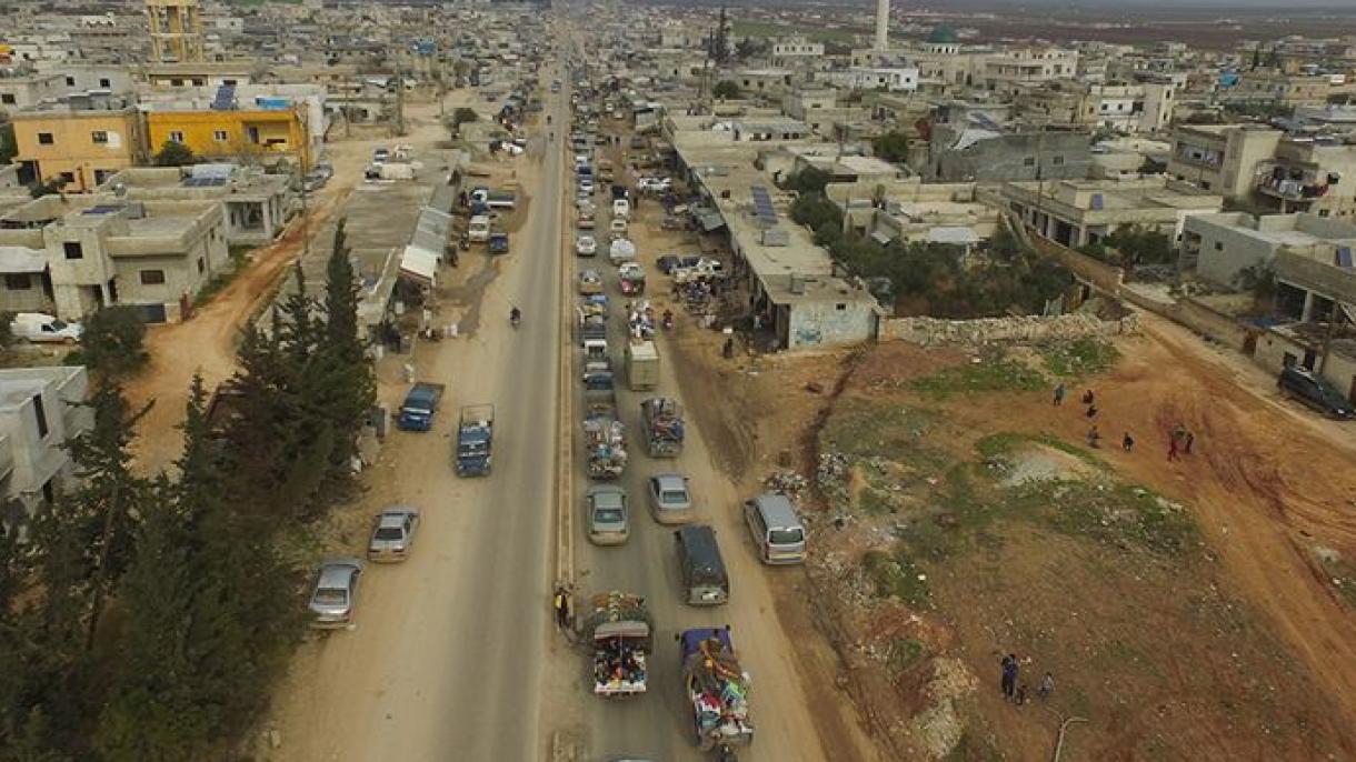 Supera 540 mil el número de los desplazados por los ataques en Idlib
