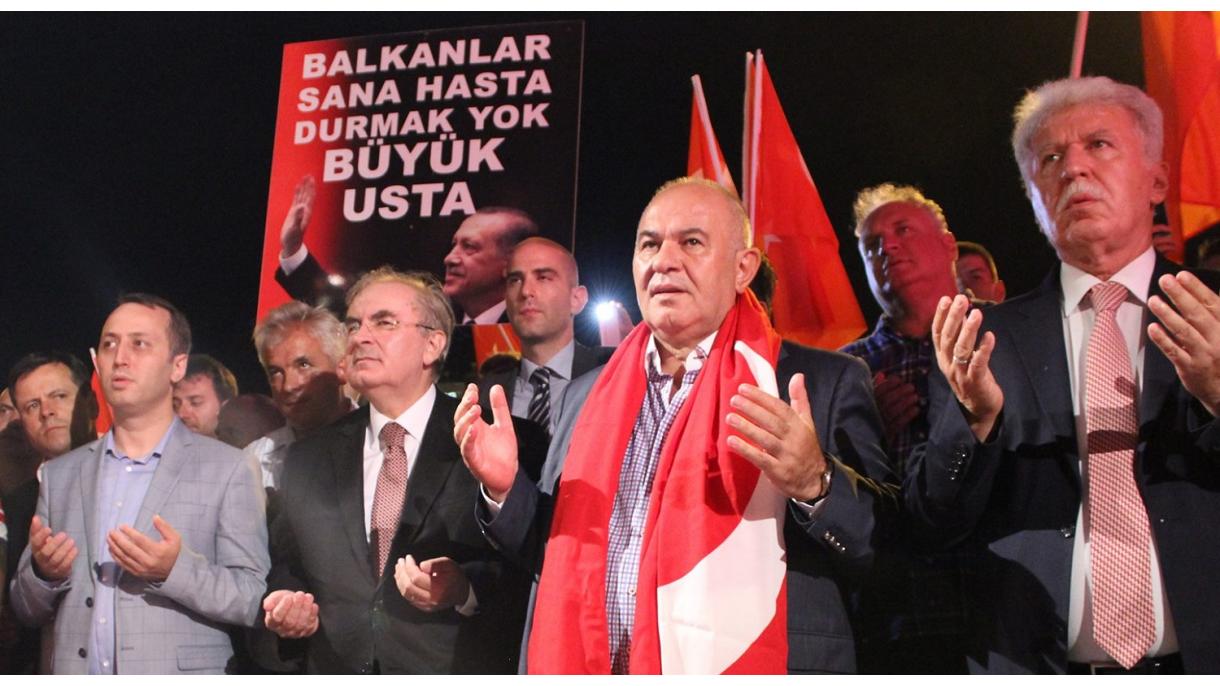 Величествен митинг за поддршка на Ердоган во Скопје