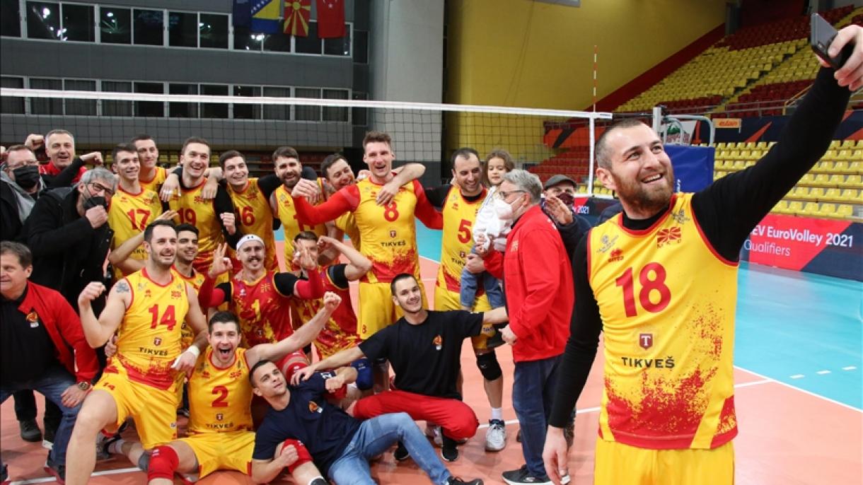 Северна Македонија ја победи Турција и се пласира на Европското првенство во одбојка 2021