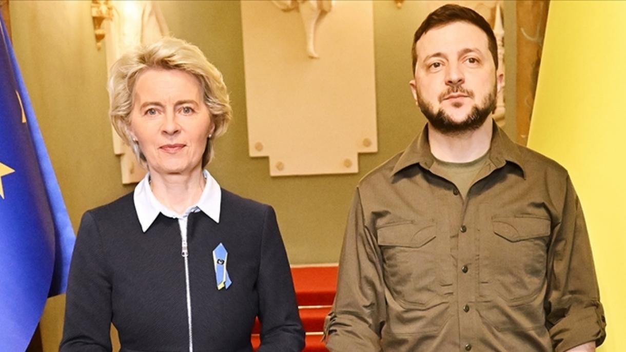 Урсула фон дер Лайен разговаря със Зеленски за руските удари