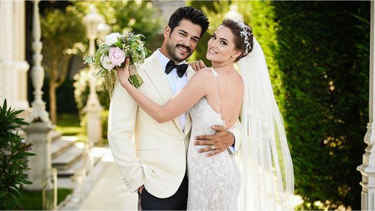 Türkiyənin ən məşhur cütlüyü Burak Özçivit ilə Fahriye Evcen evləndi