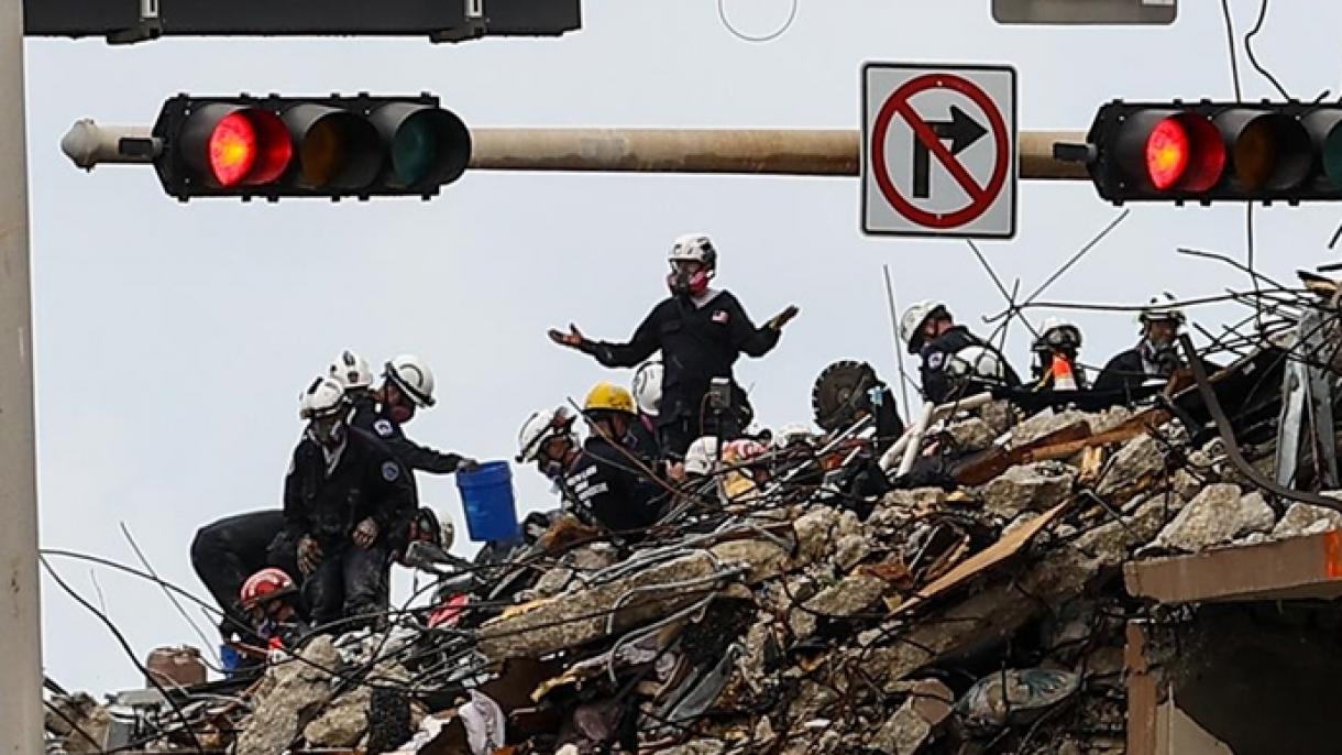 美国迈阿密倒塌公寓废墟中找到94具尸体
