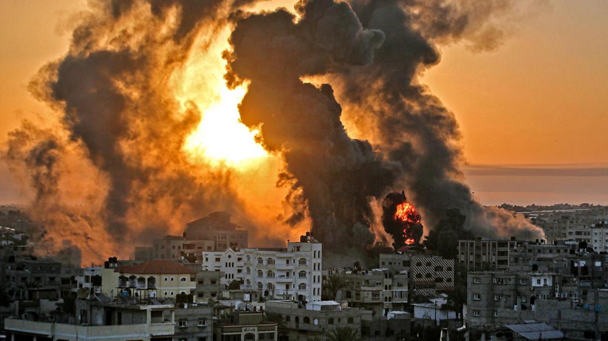 اسرائیلی بمباری کا 87 واں روز،22185 فلسطینی جاں بحق