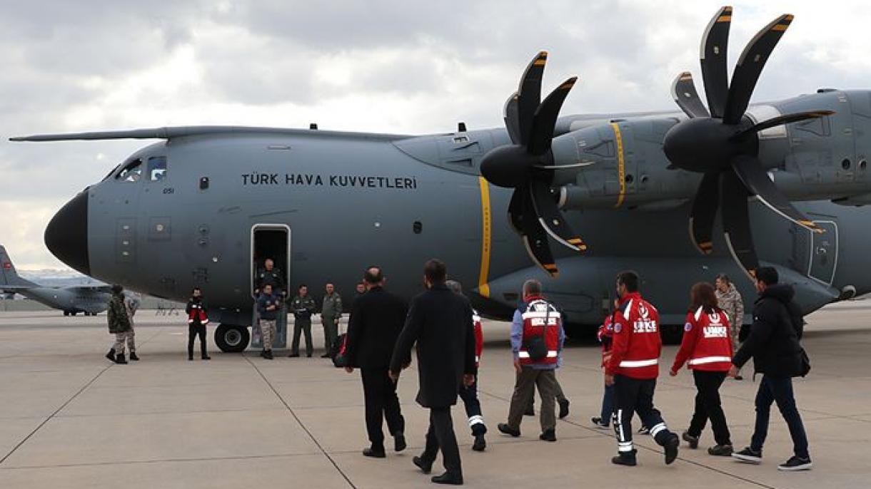 هواپیمای نقلیه نظامی برای انتقال شهروندان ترکیه از شهر ووهان به کشور به پرواز در آمد