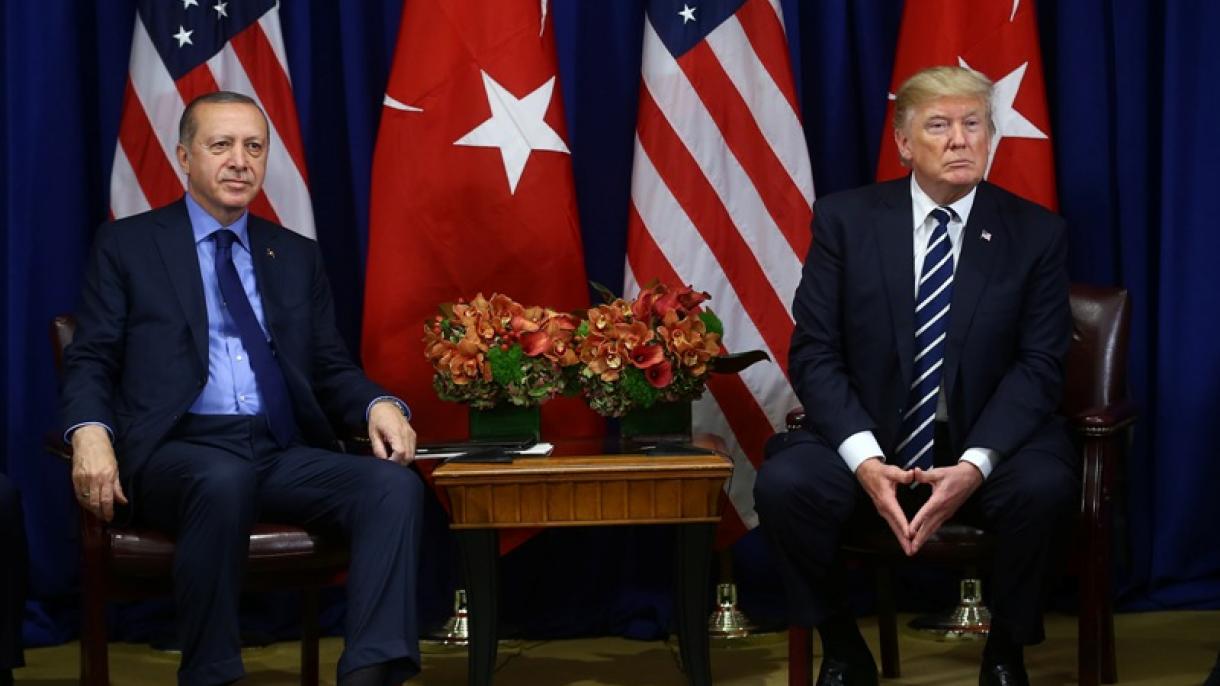 Dövlət başçısı Rəcəb Tayyib Ərdoğan ABŞ prezidenti Trumpla görüşdü