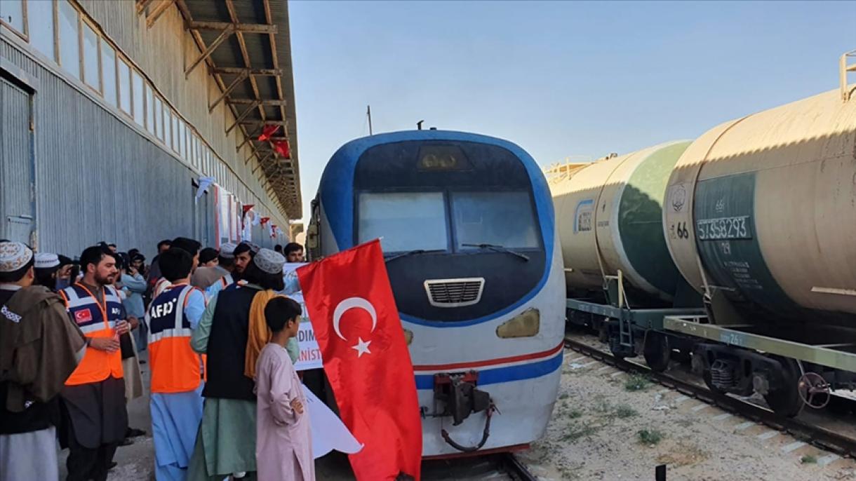 ساتویں گڈنیس ٹرین 500 ٹن امدادی سامان لے کے افغانستان پہنچ گئی