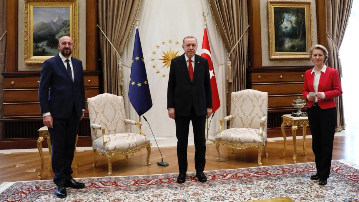 دیدار اردوغان با هیئت اتحادیه اروپا