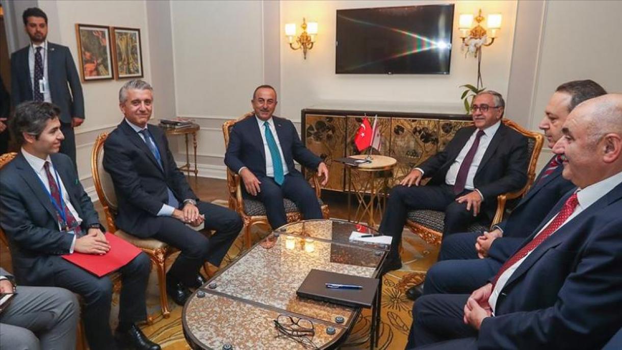 Akıncı  fogadta a török külügyminisztert