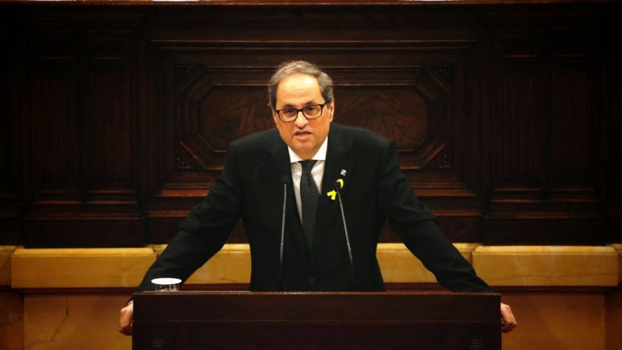 "Kataloniyanın müstəqillik prosesini dayandırmaq mümkün olmayacaq", K.Torra