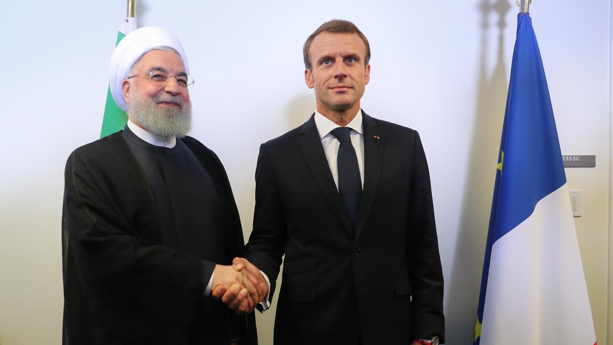Ruhani és Emmanuel Macron francia köztársasági elnök telefonon tárgyalt egymással