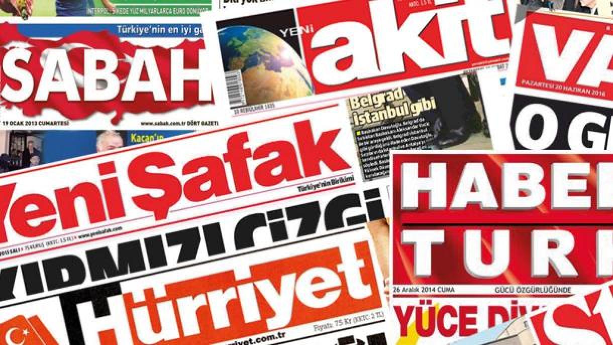 مطبوعات ترکیه سه‌شنبه 11 اردیبهشت 1403