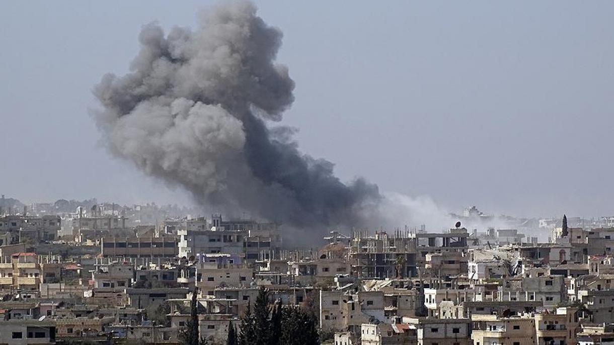 Асад режими Сирияда напалм бомбасын колдонууда