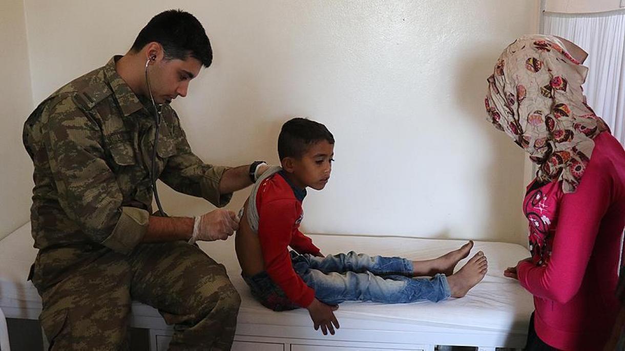 بیماران عفرینی توسط ارتش ترکیه مداوا میشوند