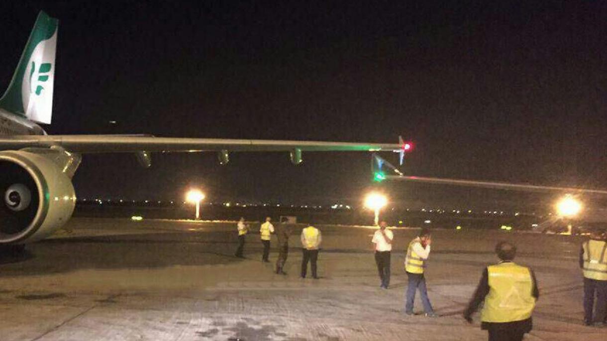 تصادف 2 هواپیما در فرودگاه امام خمینی تهران