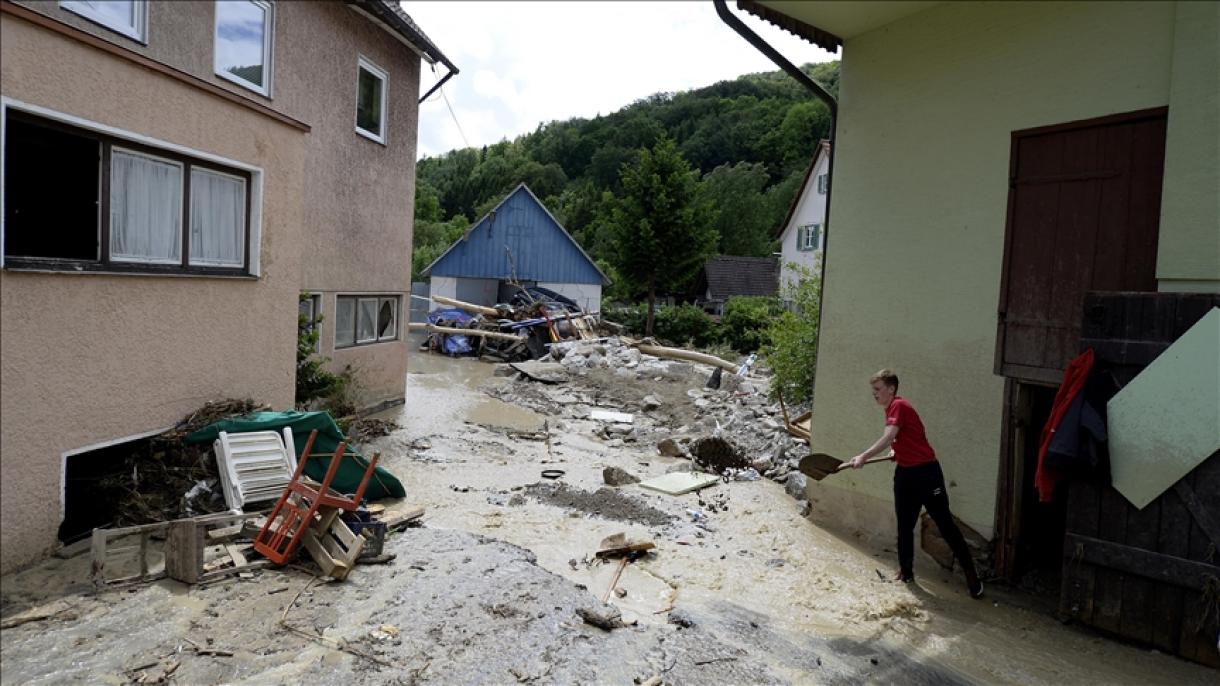 Erős esőzések Németországban