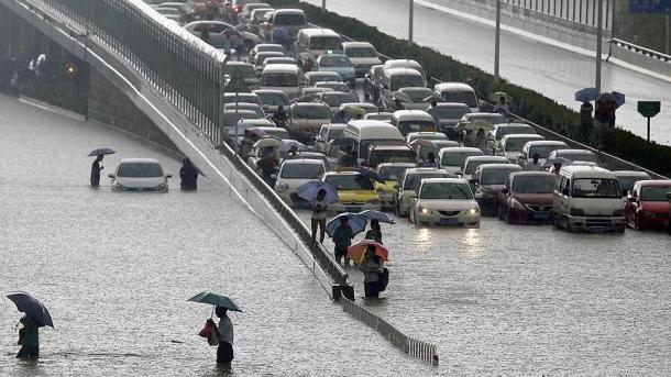 چین: شدید بارشوں سے 9 افراد ہلاک ،تین لا پتہ