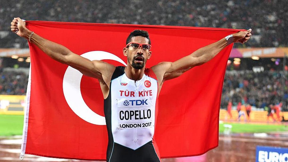 土耳其选手在男子400米跨栏赛中夺得银牌
