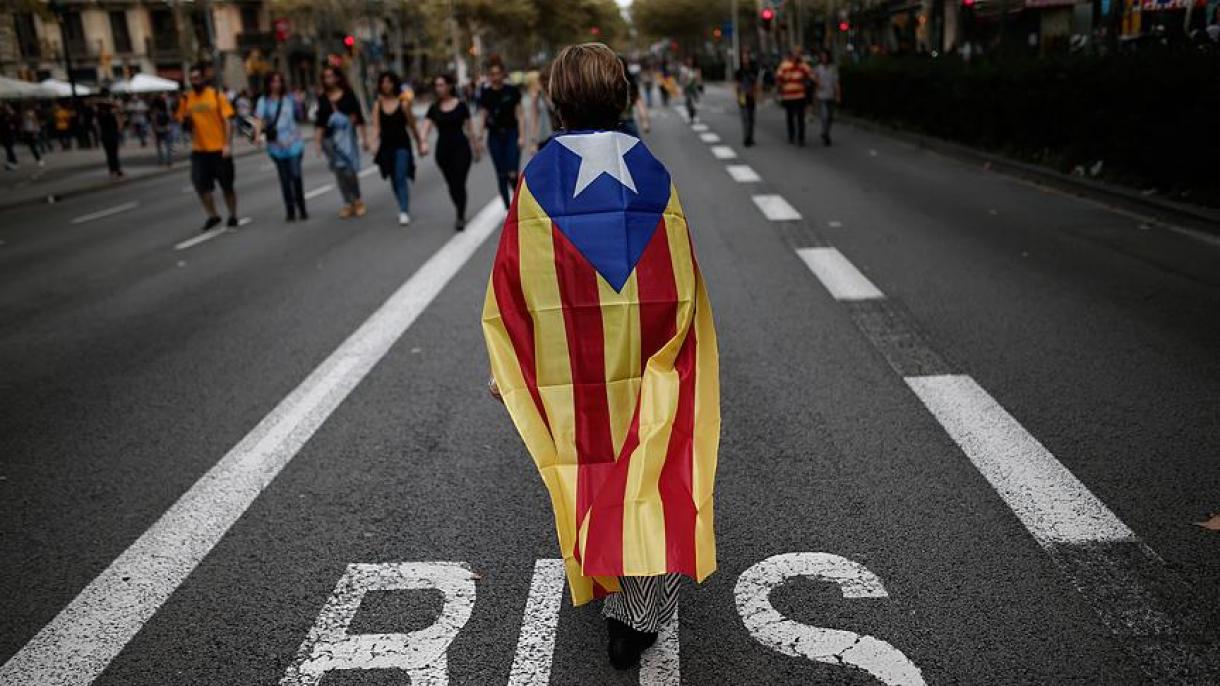 اسپین کے علاقے کاتالونیا میں   ہڑتال، گرفتار رہنماوں کی رہائی کا مطالبہ