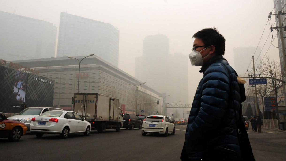 中国北方严重的空气污染超出世界卫生组织的健康标准