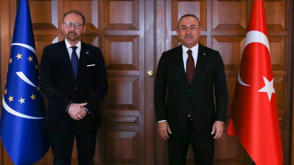 Cavușoglu s-a întâlnit cu președintele APCE Rik Daems