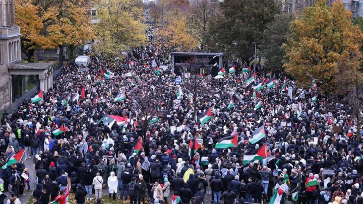 Zeci de mii de oameni și-au ridicat vocea pentru dreptate și libertate în Palestina