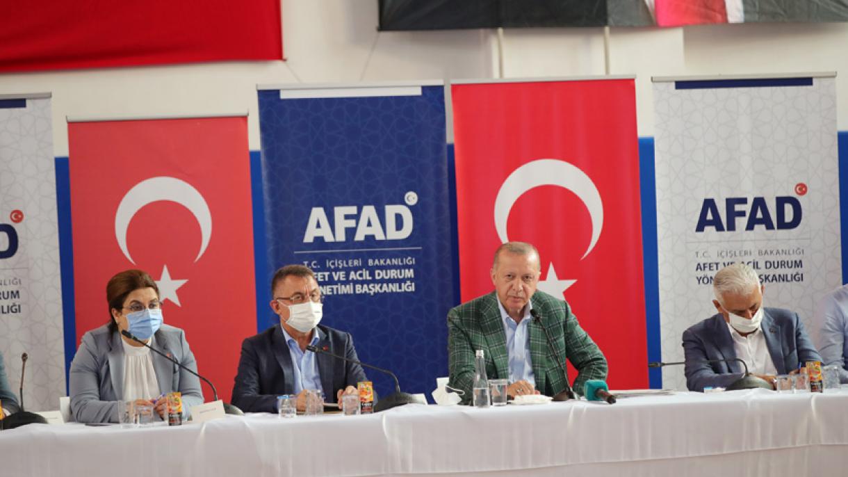 Erdogan: Do të mbulojmë të gjitha dëmet e zjarreve, asnjë qytetar s’do të viktimizohet