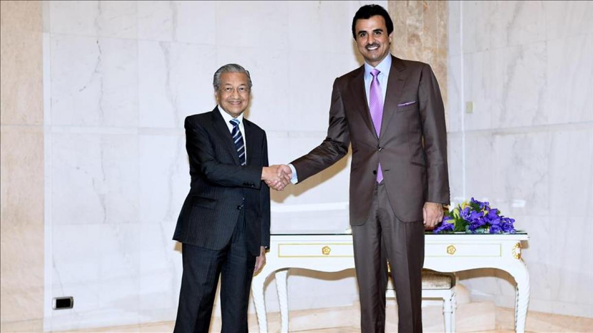 Qatar amiri Shayh Temim bin Hamad Al Sani Malayziyaga tashrif buyurdi