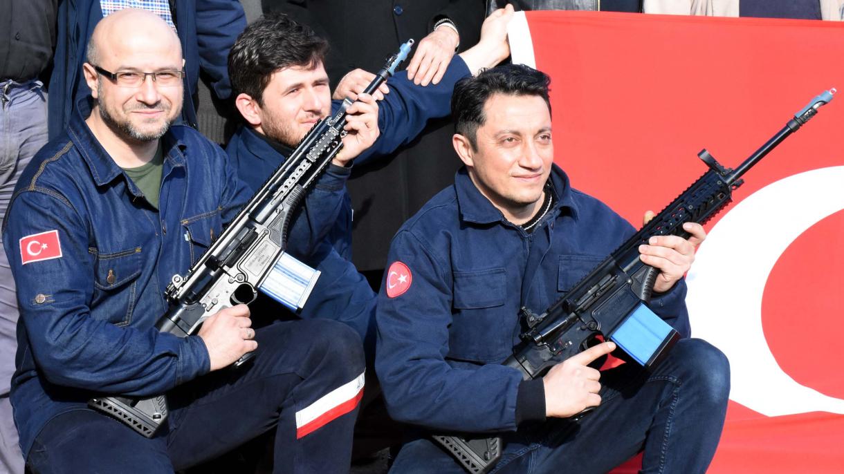 Тұңғыш отандық 'MPT-76' автоматы түрік армиясына жіберілді