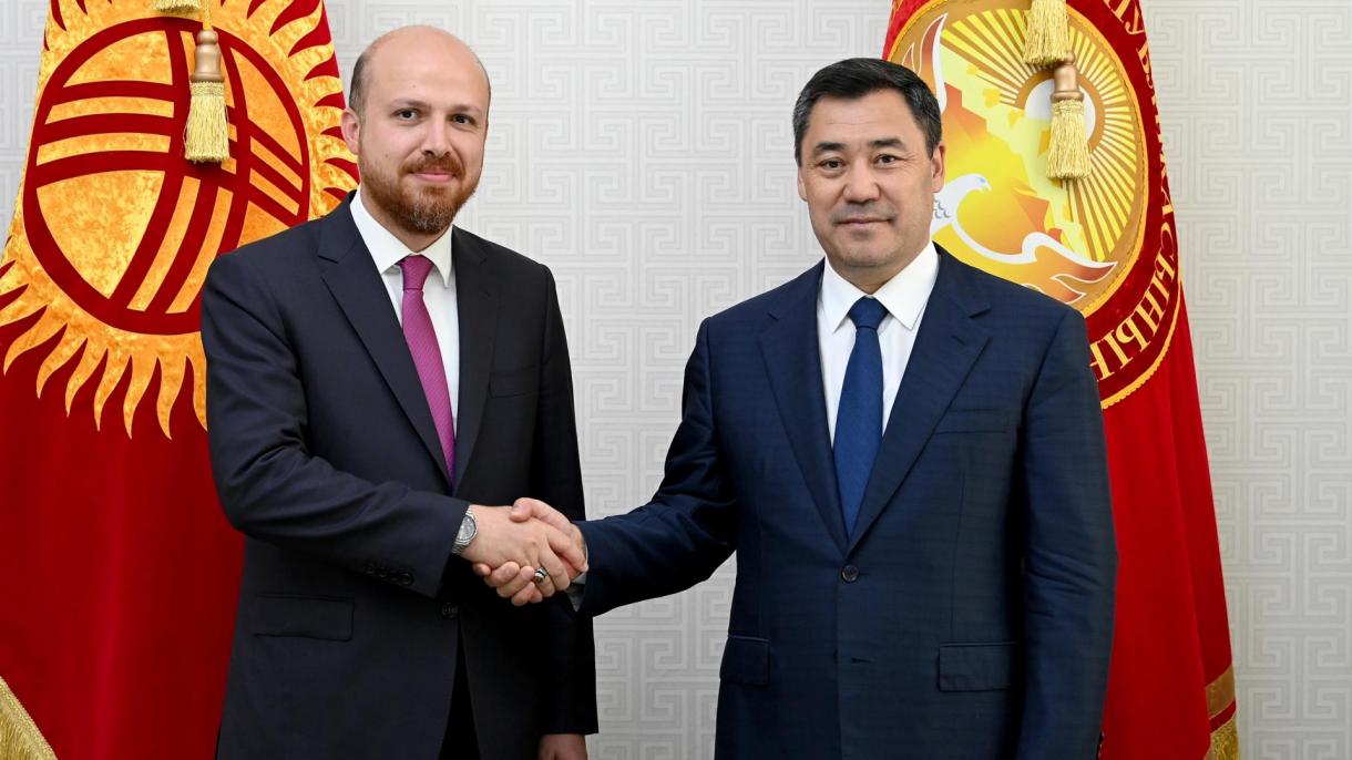 Bilal Erdoğan Kırgızistan Cumhurbaşkanı Sadır Caparov.jpg