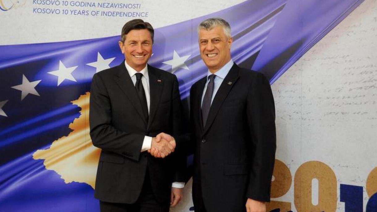 Presidenti slloven kërkon nga Kosova ratifikimin e shpejtë të demarkacionit me Malin e Zi