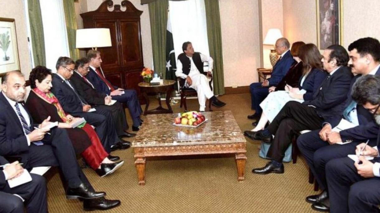 کشمیر مشن کے لیے نیو یارک میں  موجود وزیراعظم عمران خان کی مختلف اعلیٰ شخصیات سےملاقاتیں