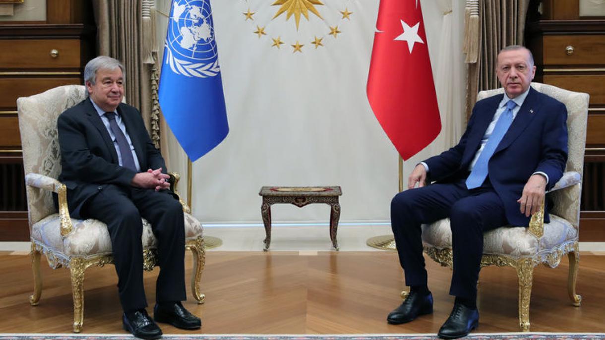 პრეზიდენტმა ერდოღანმა ანტონიო გუტიერესი მიიღო