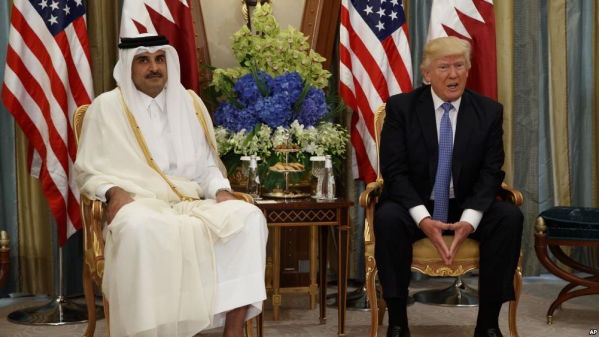 د قطر  امیر شیخ تمیم بن حمد ال ثاني  امریکا ته سفر کوي.