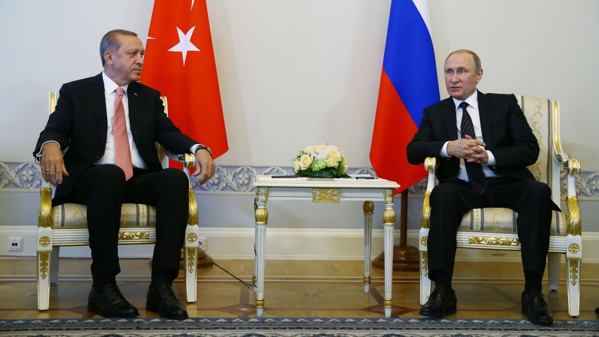 Erdogan Russiýada saparda boldy