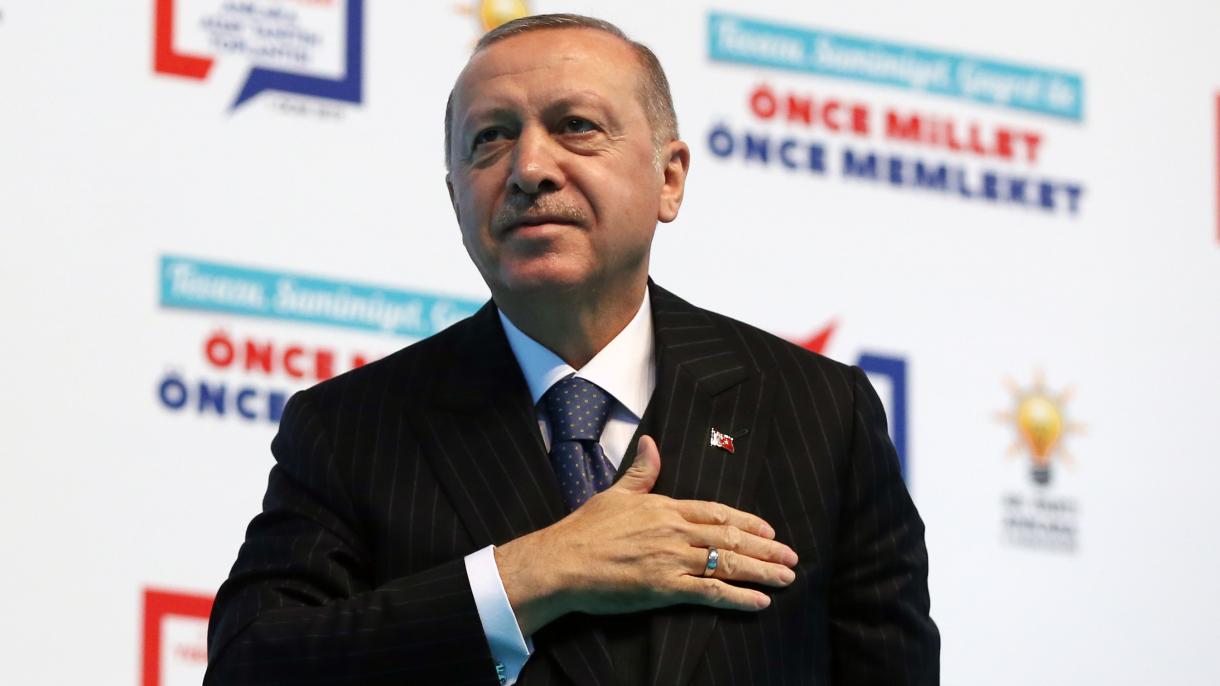 Presidente Erdogan, eleito como "o mais destacado líder mundial de 2018"