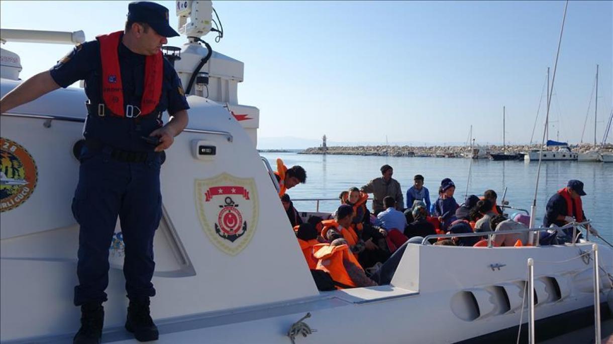 ده ها تن از مهاجرین افغان از سوی گارد ساحلی ترکیه از خطر مرگ نجات داده شدند